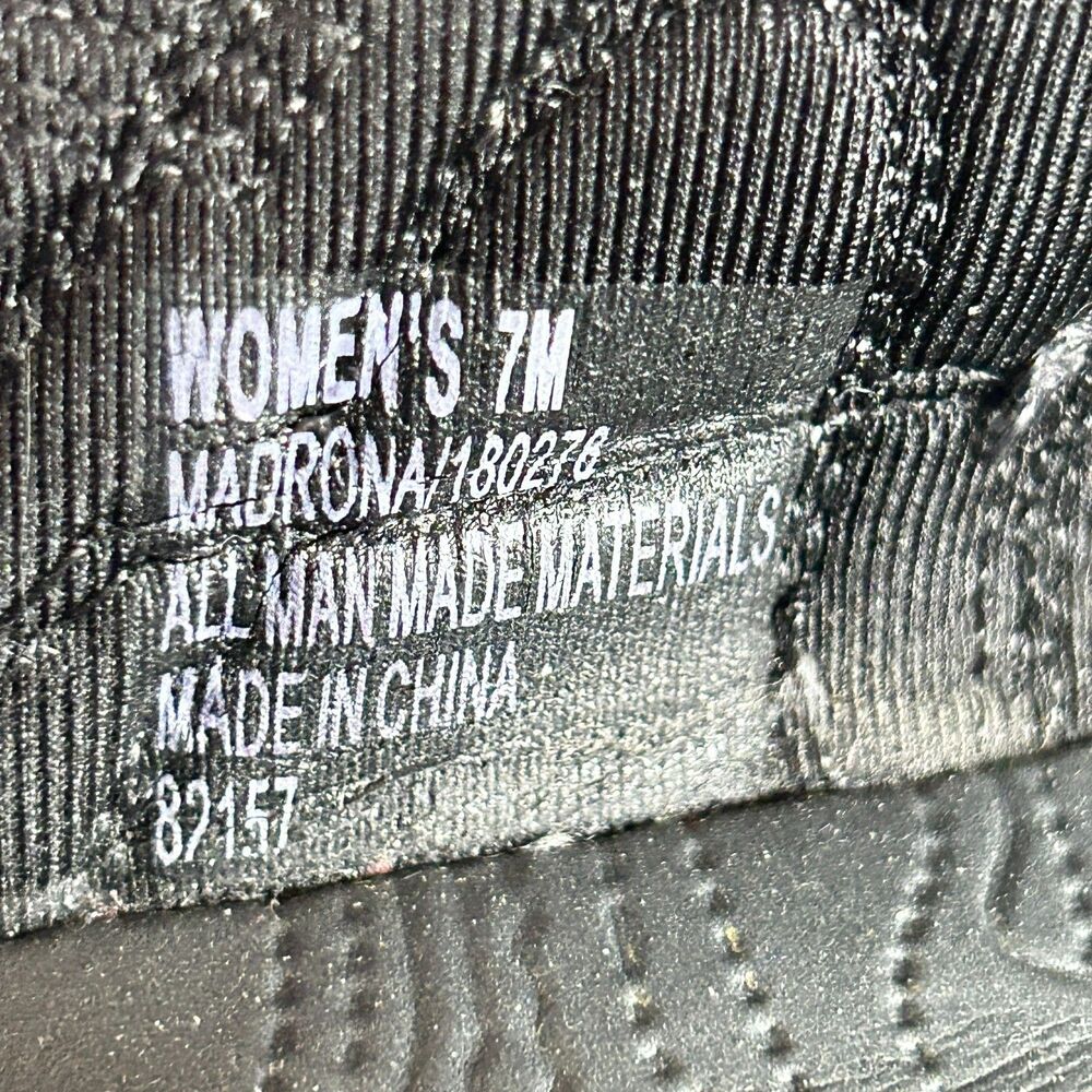 Eddie Bauer Water Shoes Womens 7 Black Gray Sandals Madrona Waterproof - Picture 8 of 11